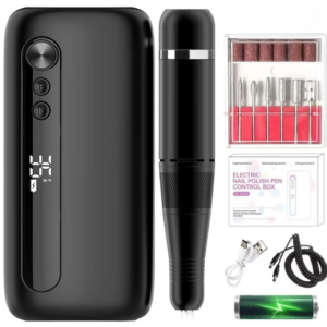 Pro Nail Drill Kit with Digital Control Box