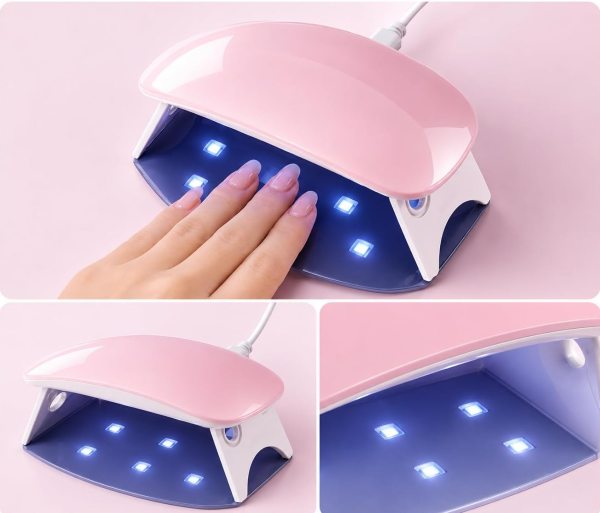 Mini Portable UV/LED Gel Nail Lamp – Foldable Curing Dryer