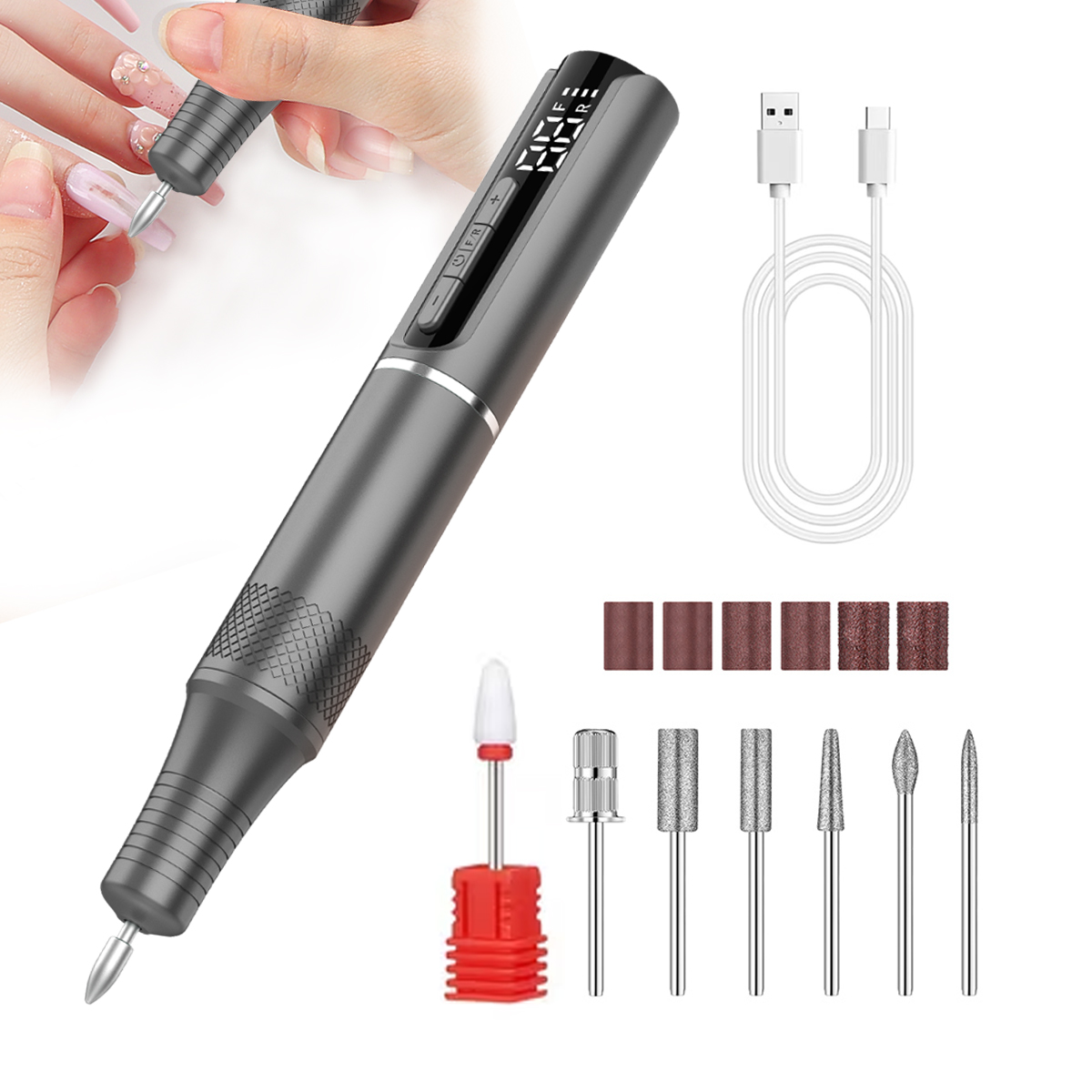 HENSU electric nail drill